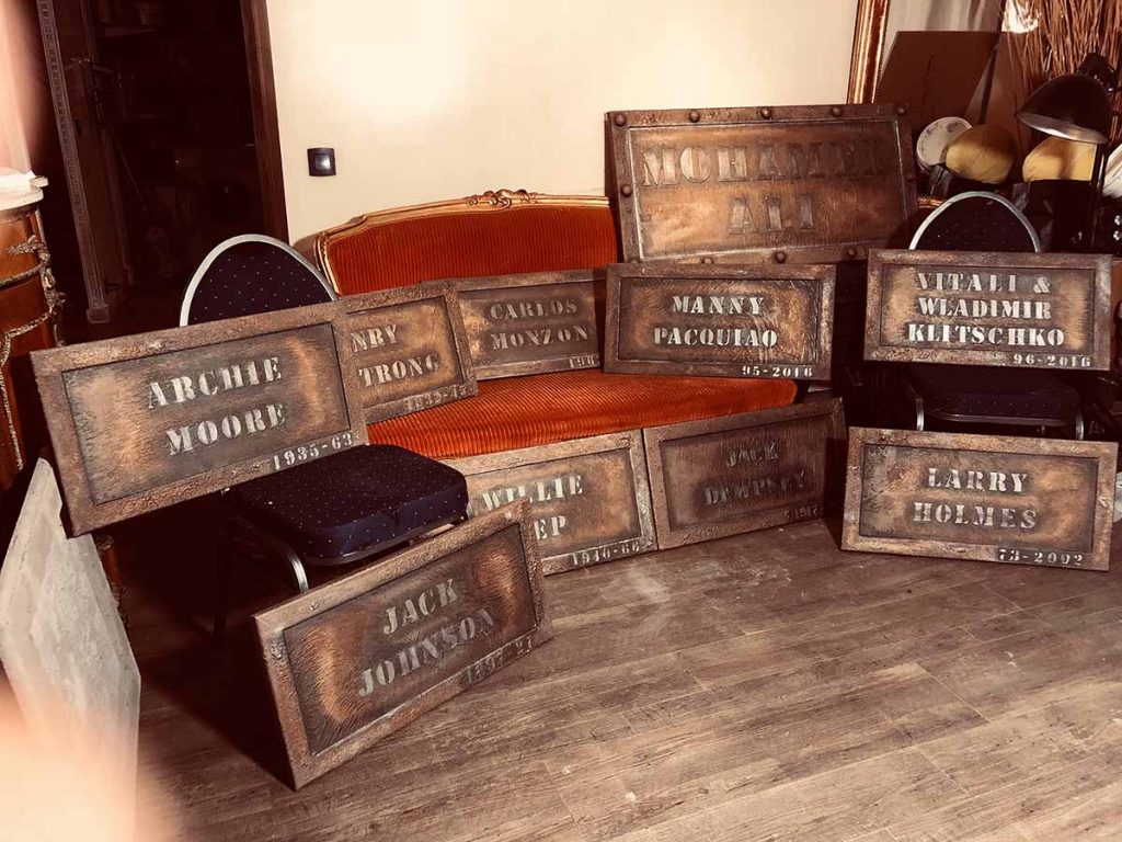 Enseigne style industriel ancienne