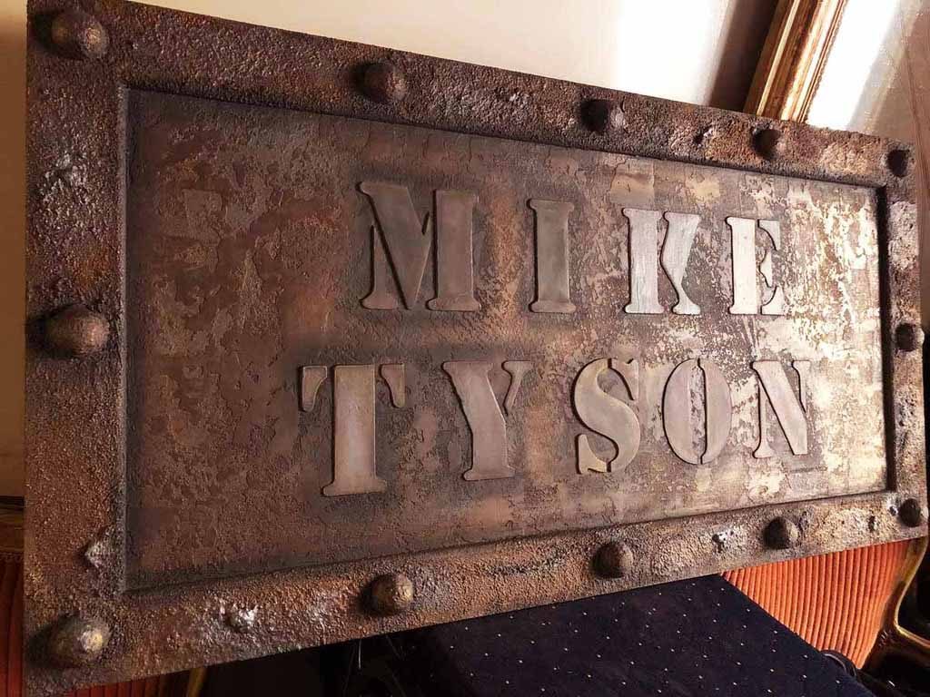 Tableau style industriel mike tyson