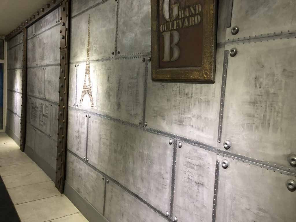 tableau métal lieux connus