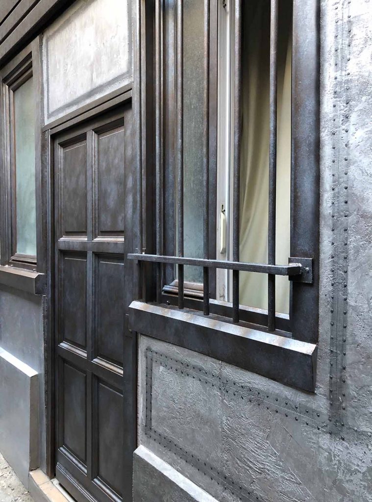 Métallisation 3 nuances sur support lisse