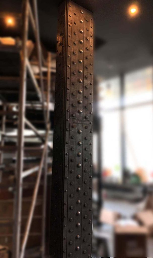 IPN customisé en trompe l'oeil relief, restaurant style industriel