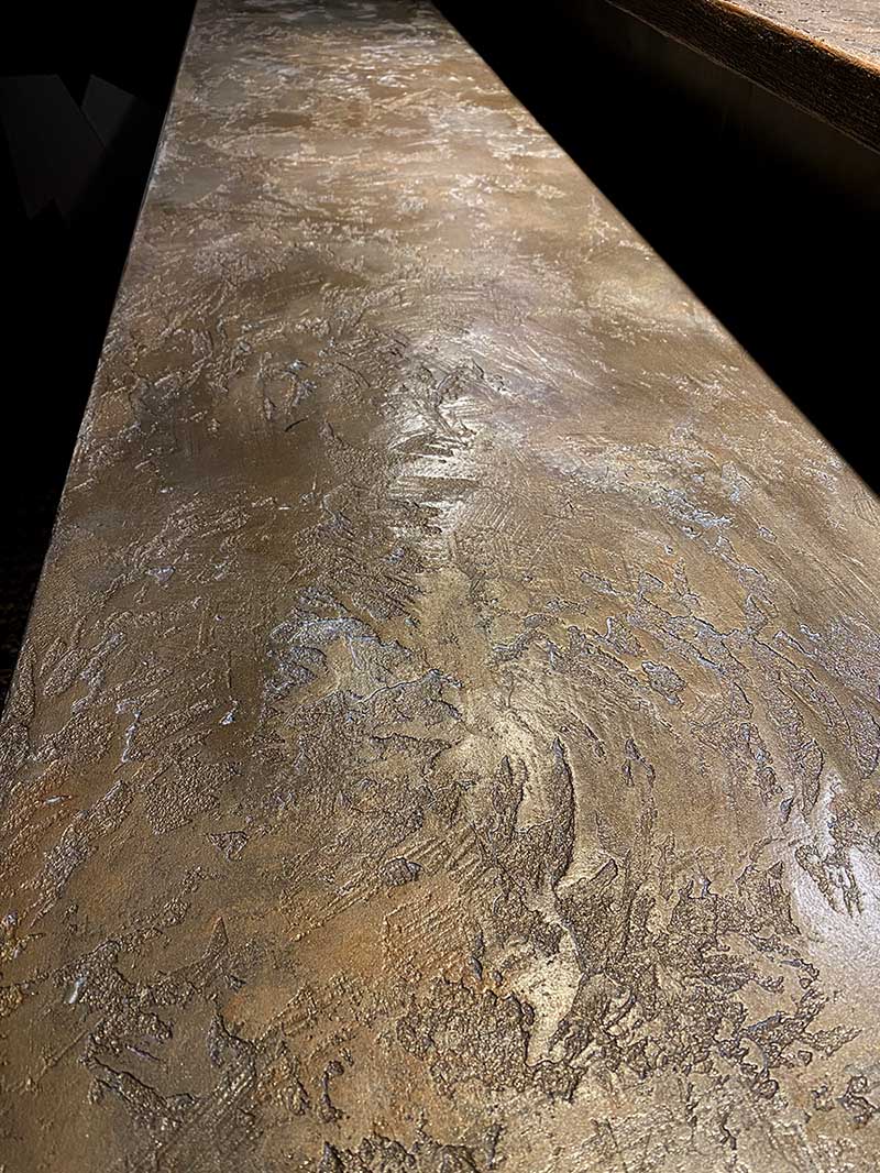 Décorateur d'intérieur murs industriel Comptoir de bar style Eiffel