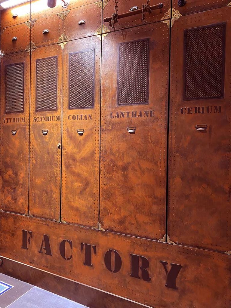 Décoration sur BA13 pour des murs métal style industriel