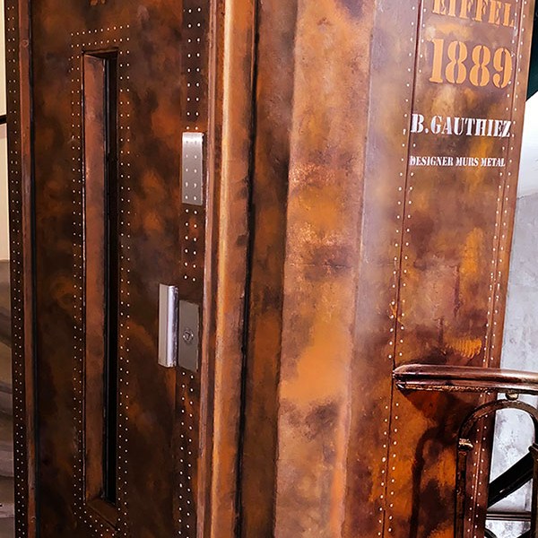 Revêtement mural pour salle de sport et IPN style Eiffel