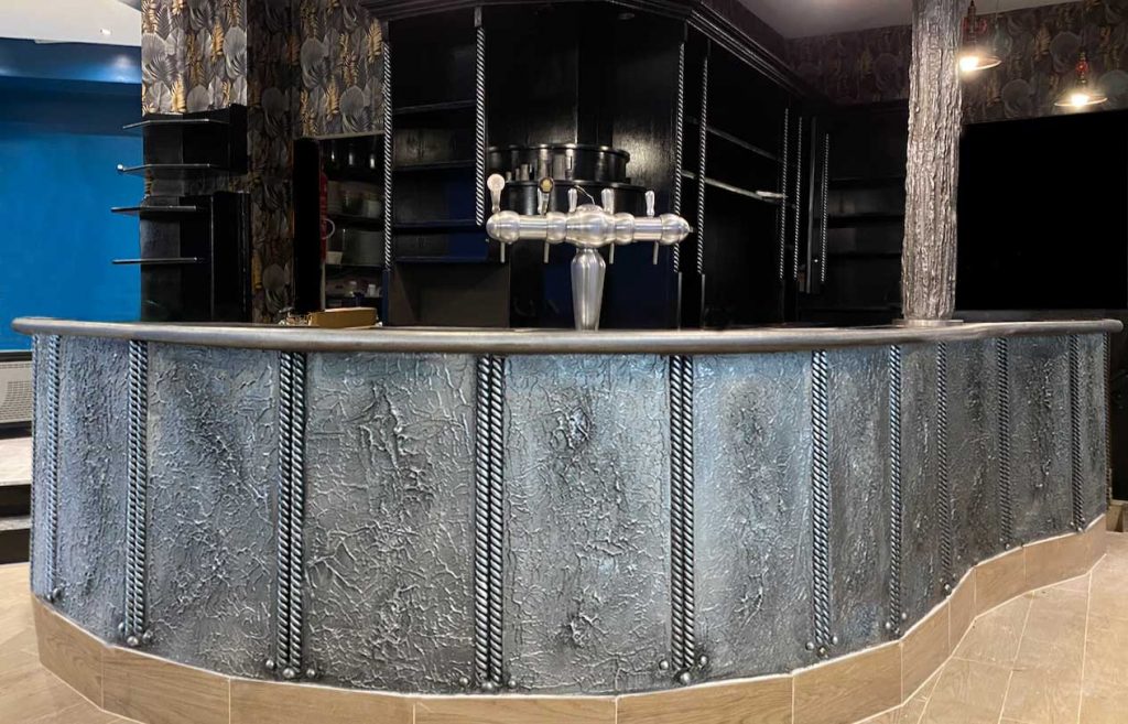 revêtement mural métal