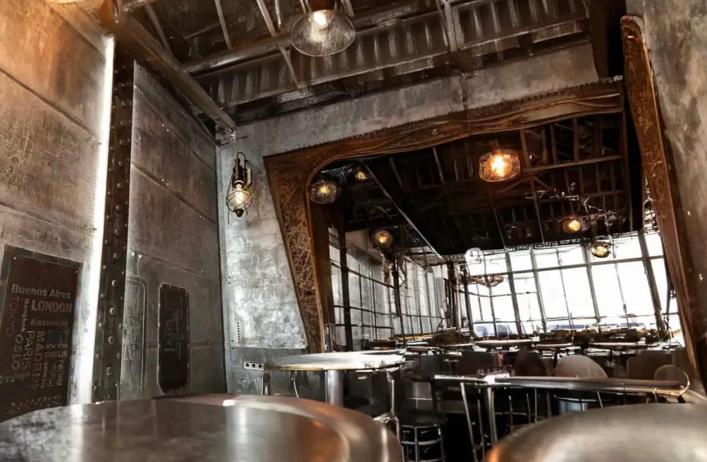 Décoration bar professionnel industriel